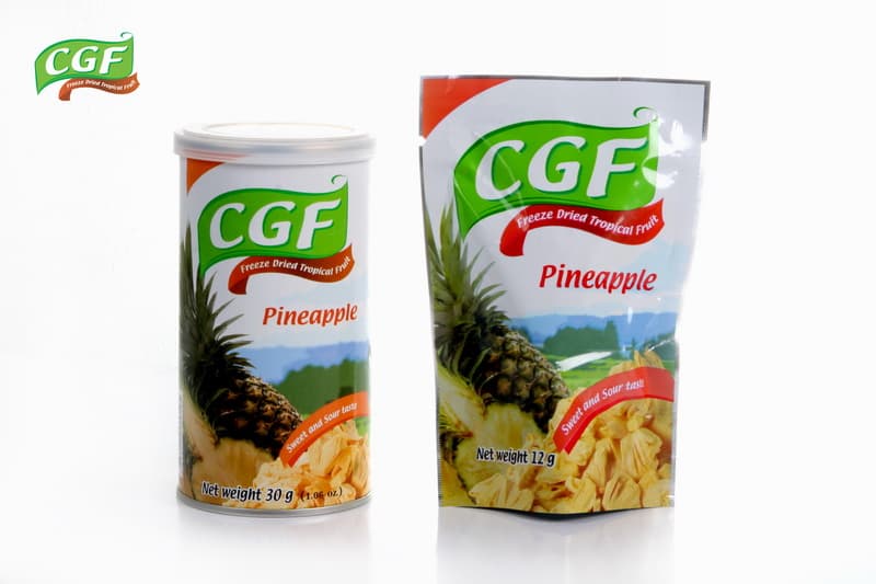 Freeze Dried Pineapple Thailand for Retail